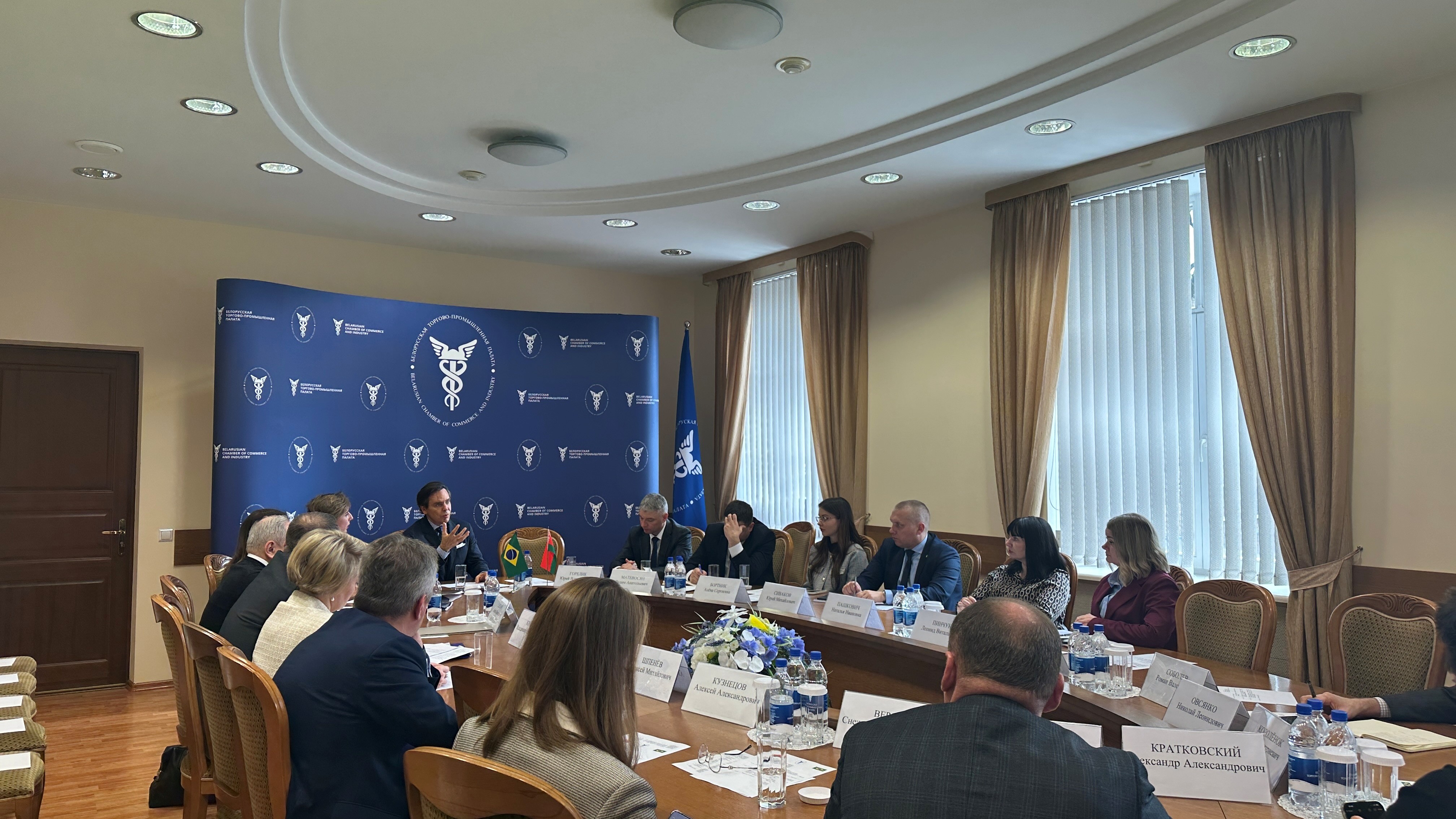 Лемешевский Виктор встреча с послами Бразилии